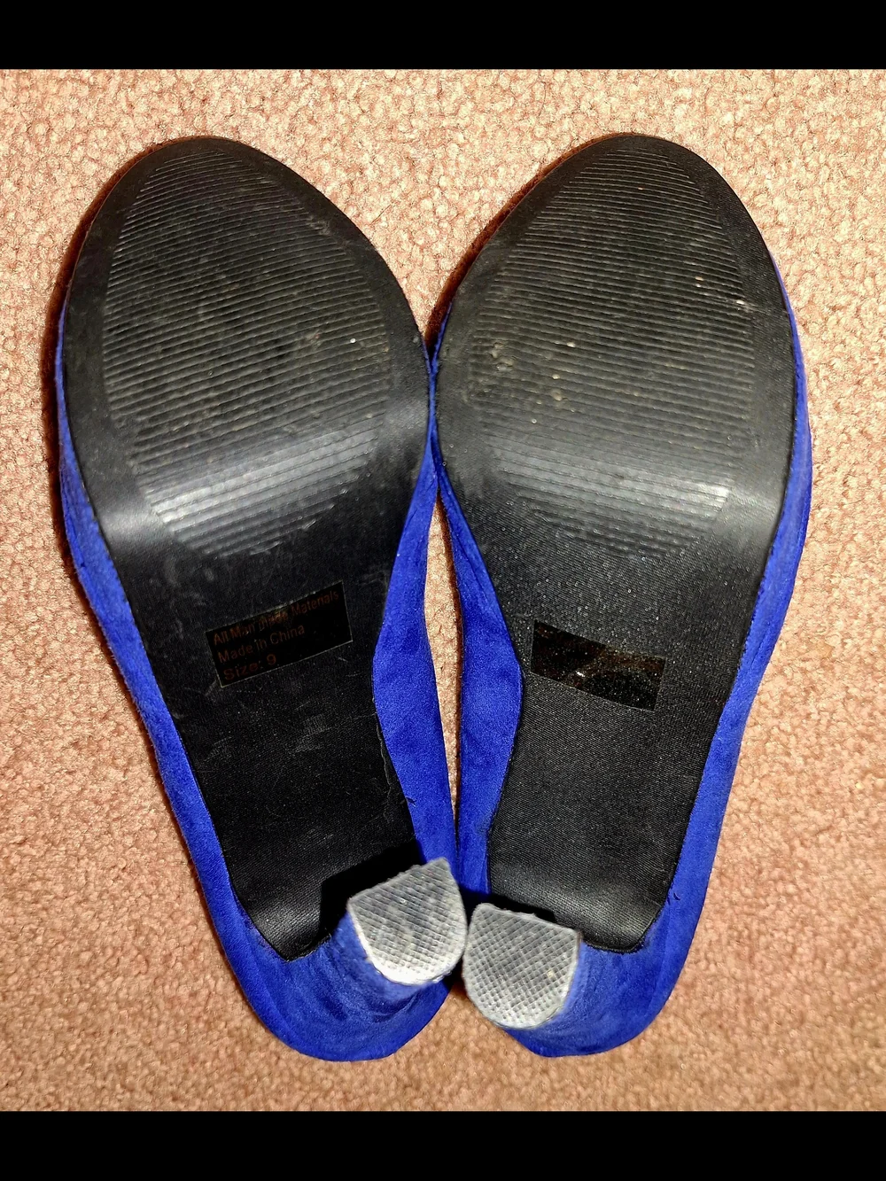 Blue Platform Heels
